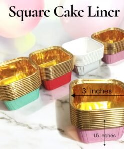 Square Cupcake Liner Random ( 10 Pcs Pack )