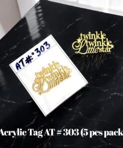 Acrylic Tag AT # 303 (5 Pcs Pack)