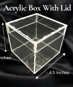 Acrylic Square Box (4.5 × 4.5 width × 4 height)