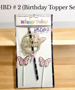 HBD # 2 (Birthday Topper Set)