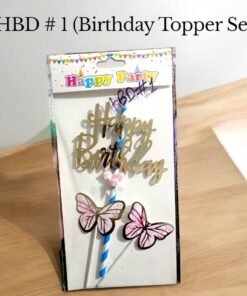 HBD # 1 (Birthday Topper Set)