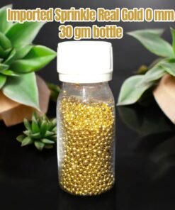 Imported Sprinkle Real Gold 0 mm 30 gm bottle