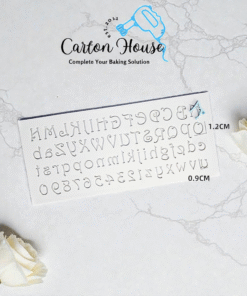 Silicone Mold Capital , Small Letter & Numbers Item # 214