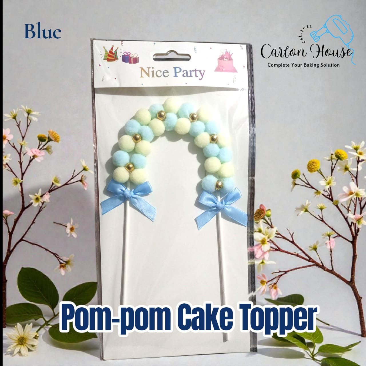 Pom-pom Cake Topper - Image 3