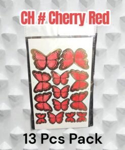 Ch Butterfly CH # Cherry Red(13 Pcs Pack)
