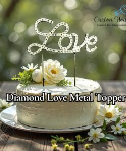Diamond Love Metal Topper