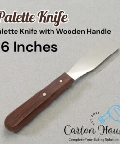 Palette Knife 6" with Wooden Handle