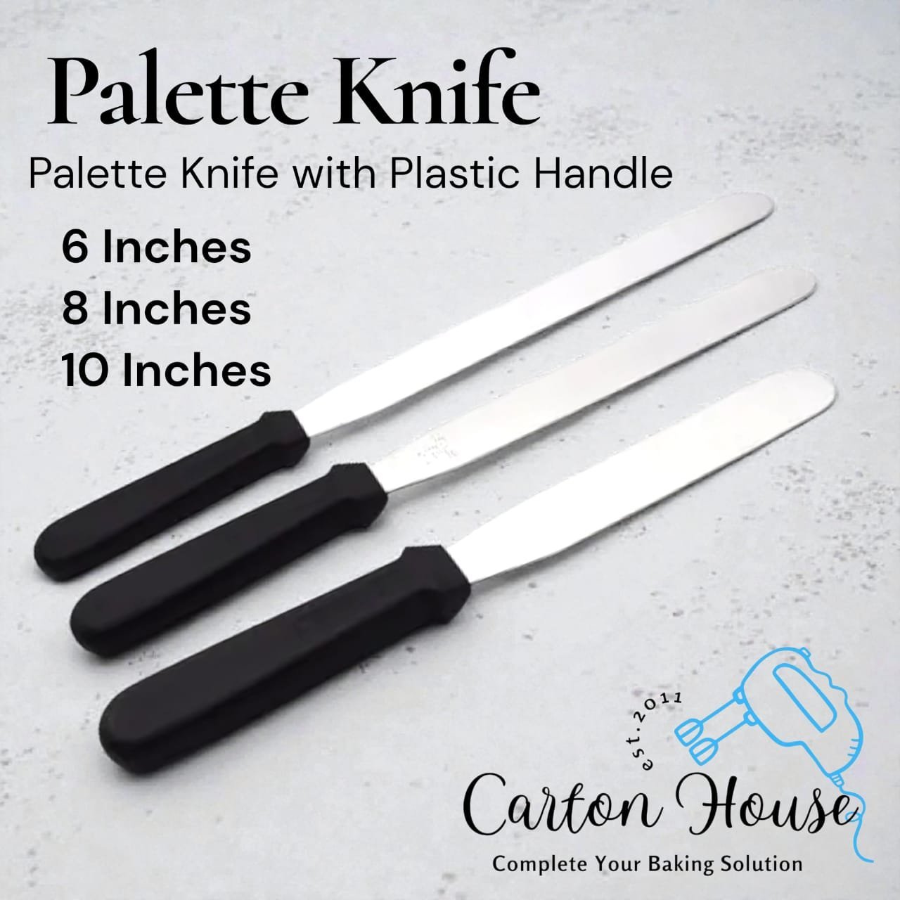 Palette Knife with Plastic Handle