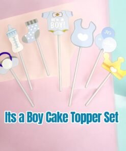 It's A Boy Cake Topper Set