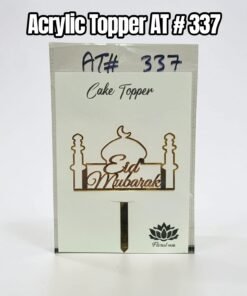 Acrylic Topper AT # 337 Eid Mubarak