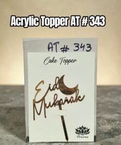 Acrylic Topper AT # 343 Eid Mubarak