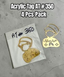 Acrylic Tag AT # 350 Eid Boy ( 4 Pcs Pack )