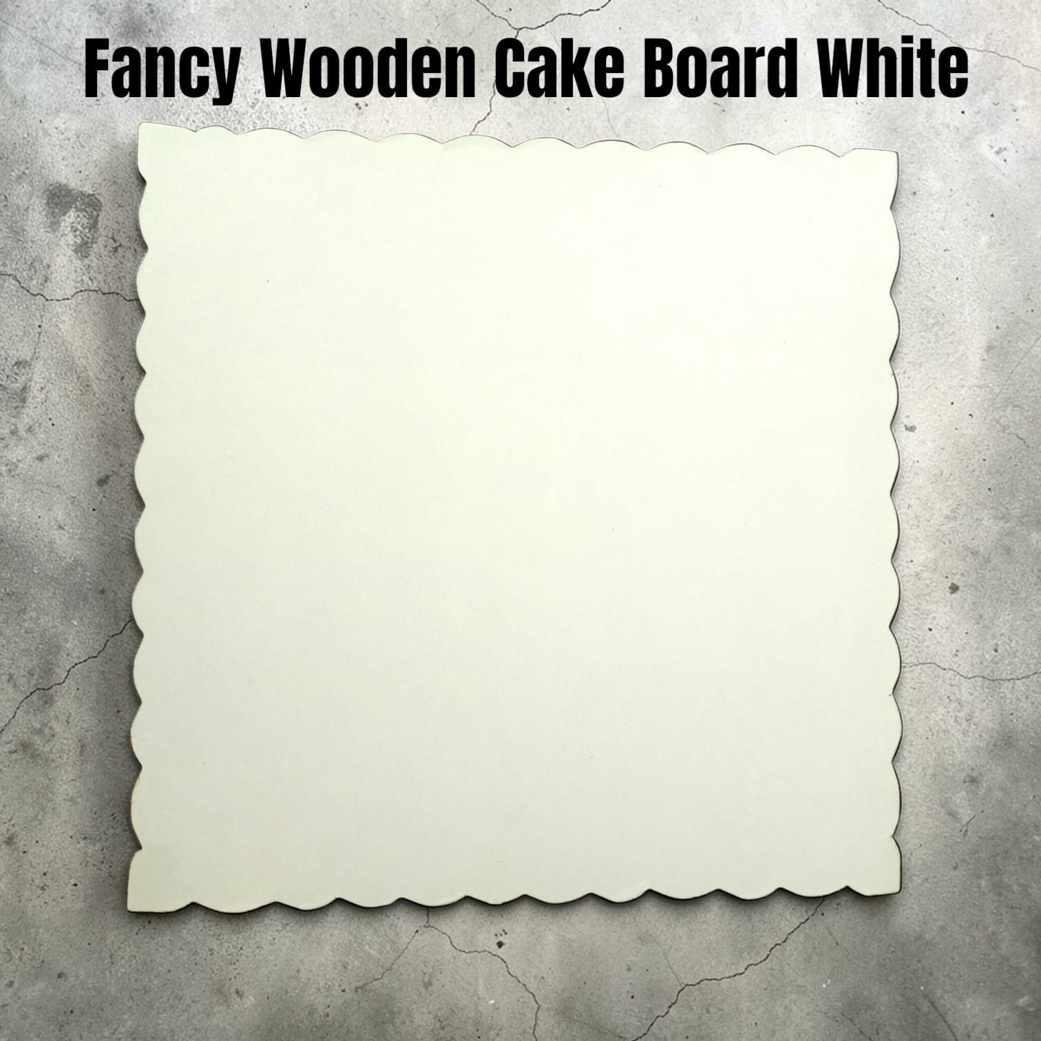 Fancy Wooden Cake Board - Image 3