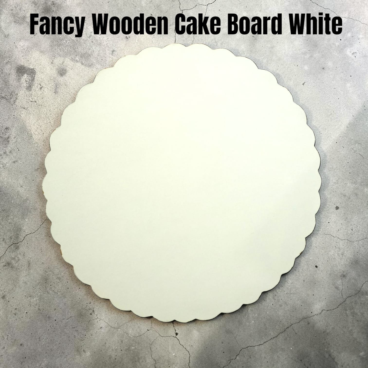 Fancy Wooden Cake Board - Image 2