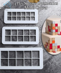 3 Pcs Square Geometrics Multi Cutter
