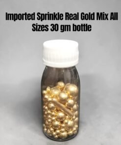 Imported Sprinkle Real Gold Mix All Sizes 30 gm