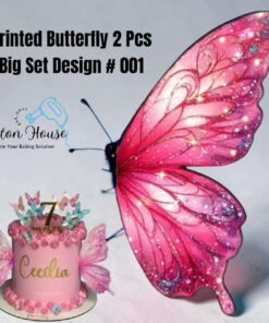 Printed Butterfly 2 Pcs Big Size Set