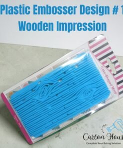 Plastic Embosser Design # 1 Wooden Impression