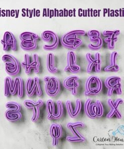 Disney Style Alphabet Cutter Plastic