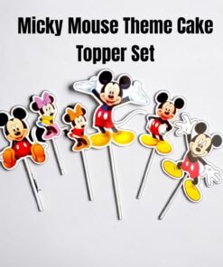 Micky Mouse Theme Cake Topper Set