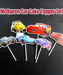 McQueen Car Cake Topper Set