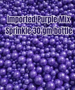 Imported Purple Mix Sprinkle 30 gm bottle