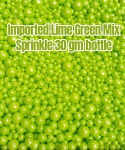 Imported Lime Green Mix Sprinkle 30 gm bottle