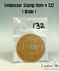 Embosser Stamp Item # 132 ( Bride )