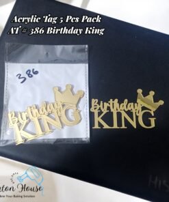 Acrylic Tag 5 Pcs Pack AT # 386 Birthday King