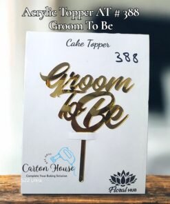 Acrylic Topper AT # 388 Groom To Be