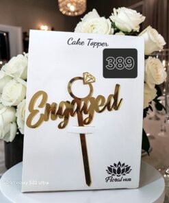 Acrylic Topper AT # 389 Engaged