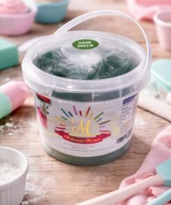 Millennium Fondant - 250 gm Pack ( Loose Packing ), Dark Green