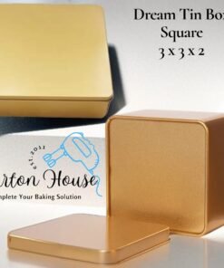 Dream Tin Square Box 3 x 3 x 2
