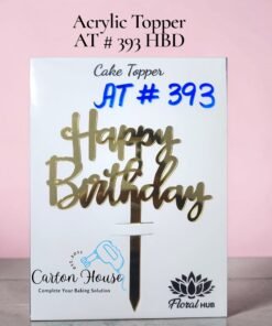 Acrylic Topper AT # 393 HBD