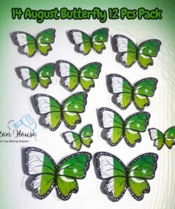 14 August Butterfly 12 Pcs Pack