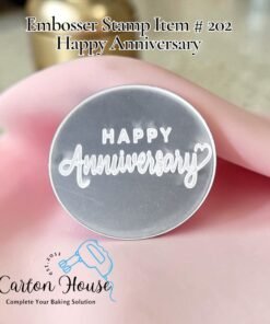 Embosser Stamp Item # 202 Happy Anniversary