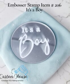 Embosser Stamp Item # 206 It's a Boy