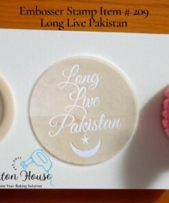 Embosser Stamp Item # 209 Long Live Pakistan