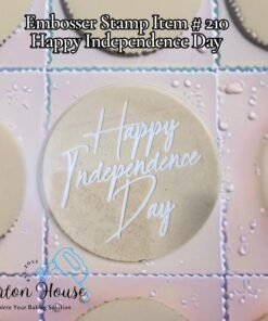Embosser Stamp Item # 210 Happy Independence Day