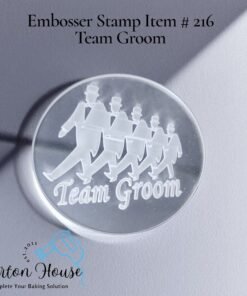 Embosser Stamp Item # 216 Team Groom