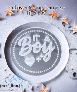 Embosser Stamp Item # 217 It's a Boy