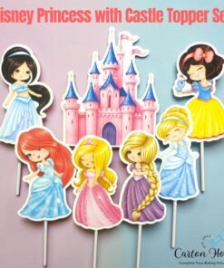 Disney Princess with Castle Topper Set