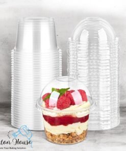 Sundae Cup ( Disposable Plastic Cup ) Pack of 25 Pcs - 270 ml / 9 Oz