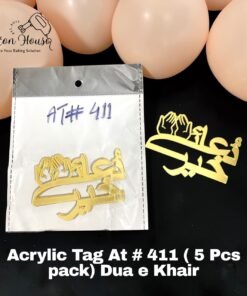 Acrylic Tag At # 411 ( 5 Pcs Pack ) Dua e Khair
