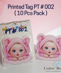Printed Tag PT # 002 ( 10 Pcs Pack ) Baby Girl