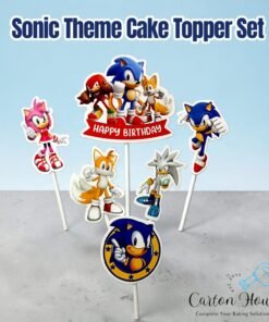 Sonic Cake Topper Set