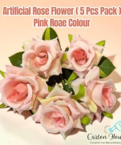Artificial Rose Flower ( 5 Pcs Pack )