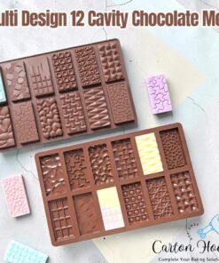 Multi Design 12 Cavity Chocolate Mold