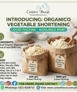 Organico Vegetable Shortening ( Imported Quality )