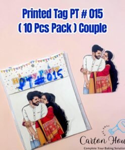 Printed Tag PT # 015 ( 10 Pcs Pack ) Couple